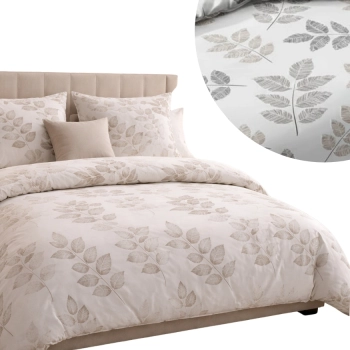 Pościel bawełna satynowa 140x200 z prześcieradłem – elegancki komplet 4cz PK493